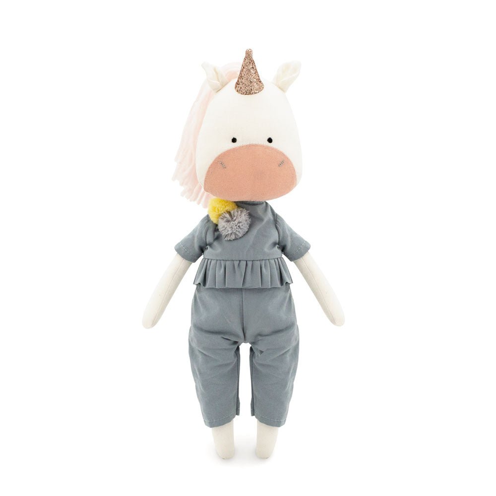 MUÑECO DE TELA ·DAFNE LA UNICORNIO· - Happy Moments Baby