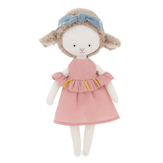 MUÑECO DE TELA ·ZOE LA OVEJA + COLA SIRENA· - Happy Moments Baby