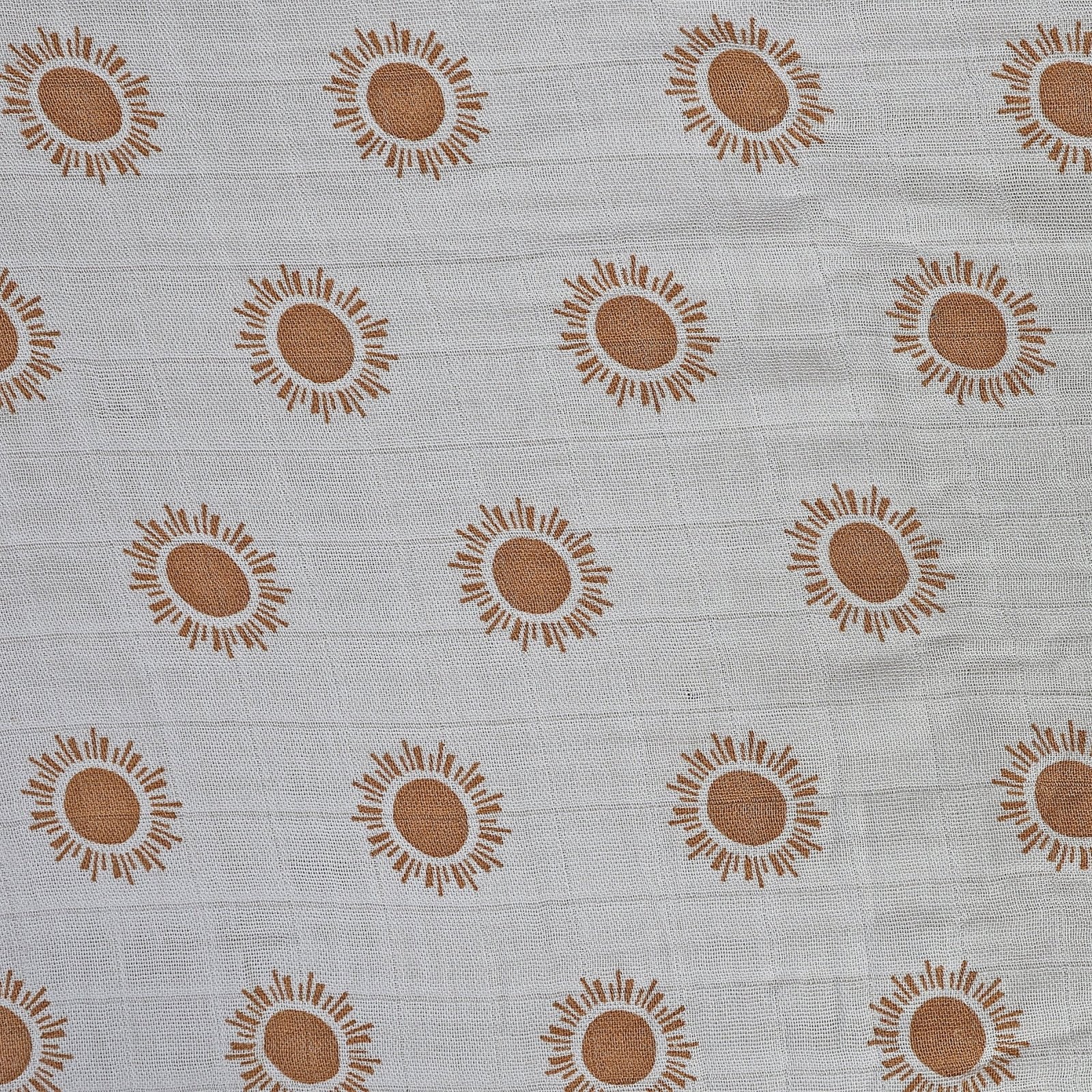 MUSELINA ALGODÓN 120x110cm ·SUN· - Happy Moments Baby