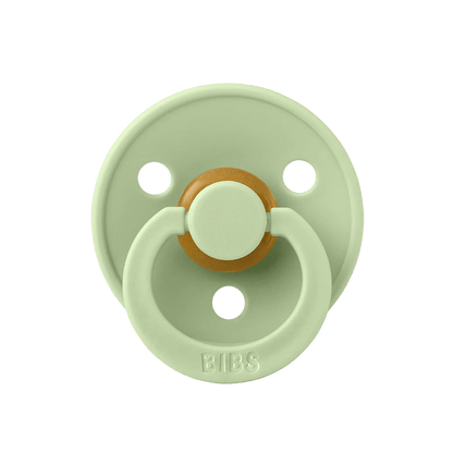 PACK 2 CHUPETES BIBS ·ROUND BABY BLUE/PISTACHIO· - Happy Moments Baby