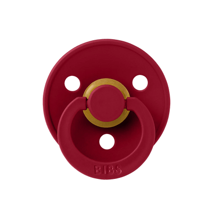 PACK 2 CHUPETES BIBS ·ROUND CORAL/RUBY· - Happy Moments Baby