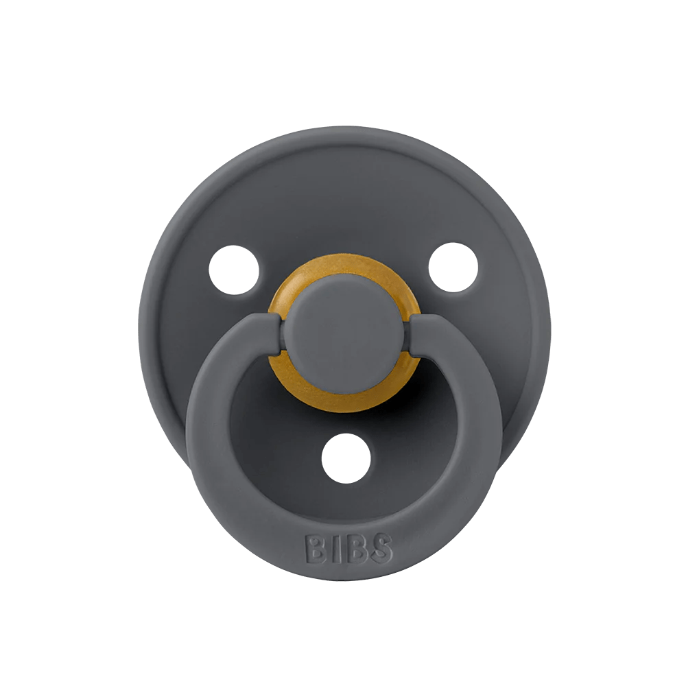 PACK 2 CHUPETES BIBS ·ROUND IRON/BABY BLUE· - Happy Moments Baby