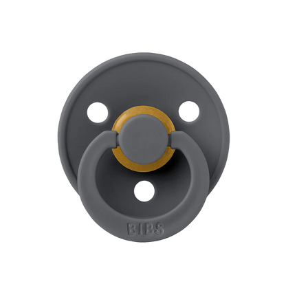 PACK 2 CHUPETES BIBS ·ROUND IRON/BABY BLUE· - Happy Moments Baby