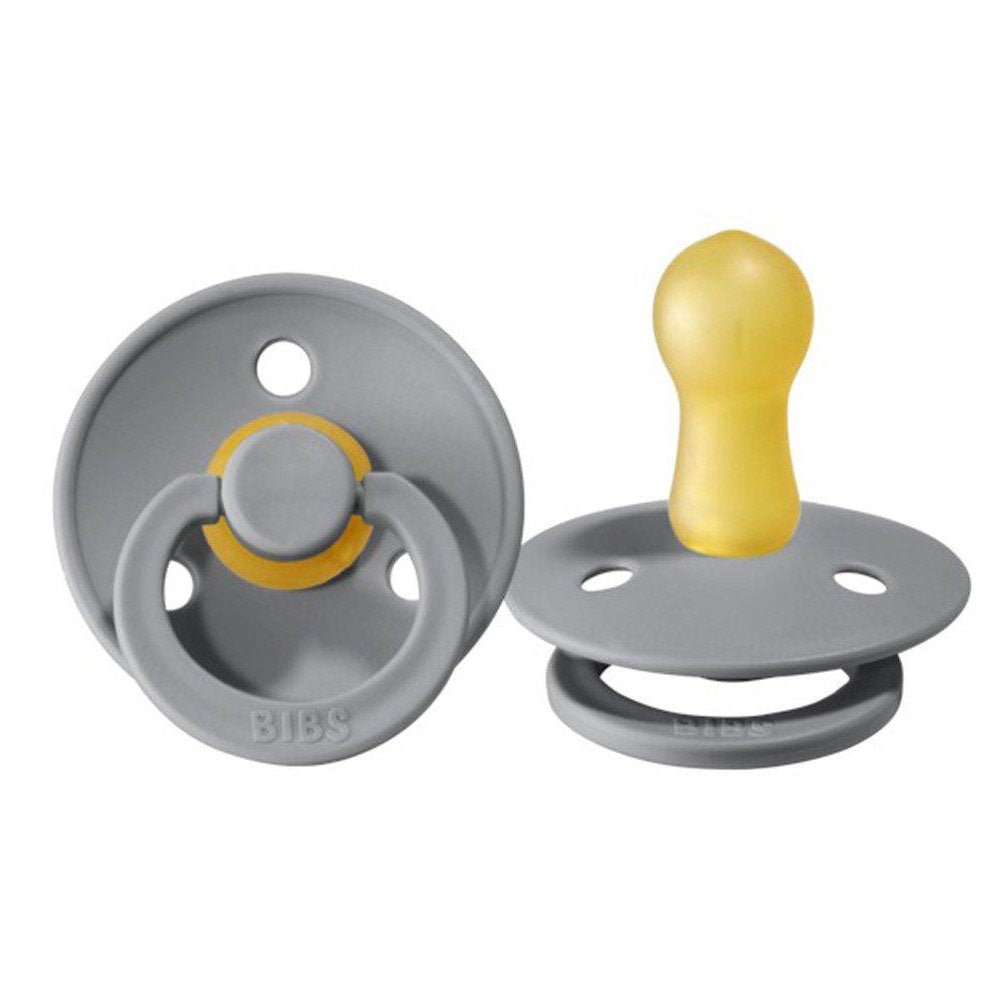 PACK 2 CHUPETES BIBS ·ROUND SAGE/CLOUD· - Happy Moments Baby