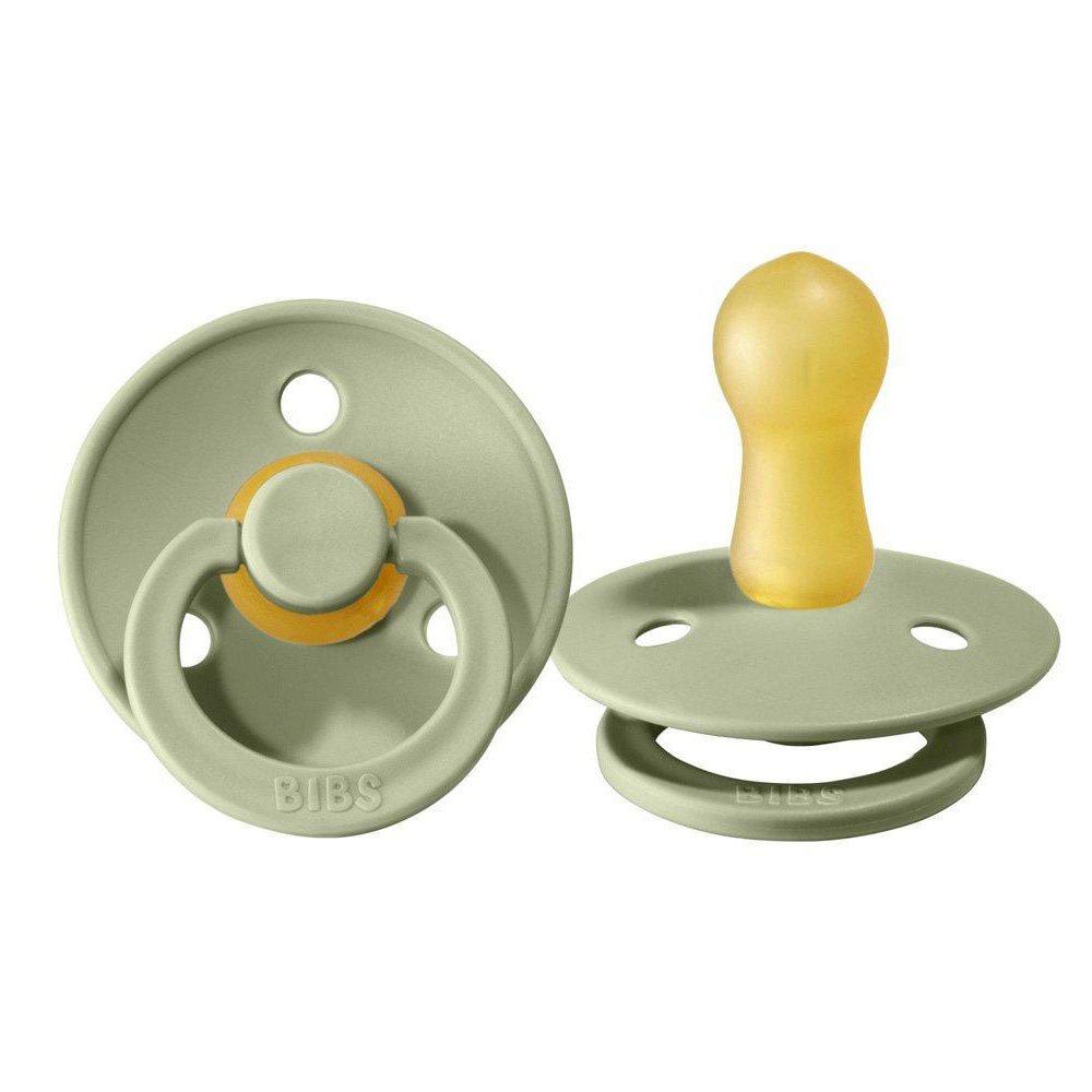 PACK 2 CHUPETES BIBS ·ROUND SAGE/CLOUD· - Happy Moments Baby