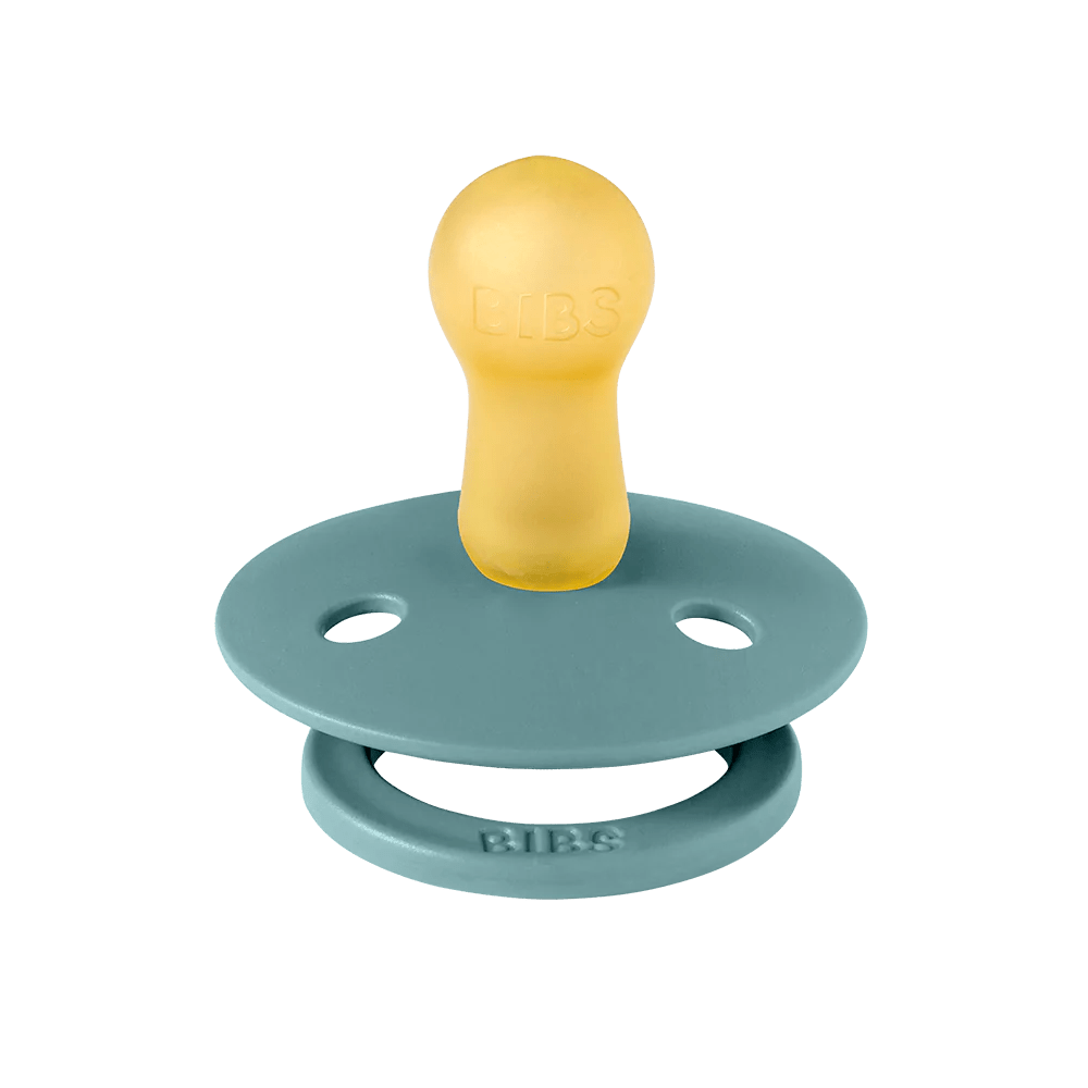 PACK 2 CHUPETES BIBS ·ROUND WHITE/ISLAND SEA· - Happy Moments Baby