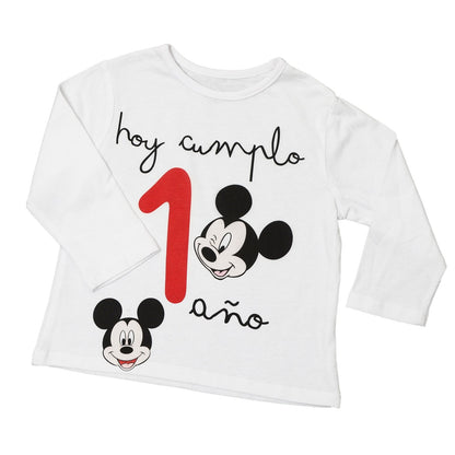 PACK CORONA + CAMISETA CUMPLEAÑOS ·MICKEY· - Happy Moments Baby