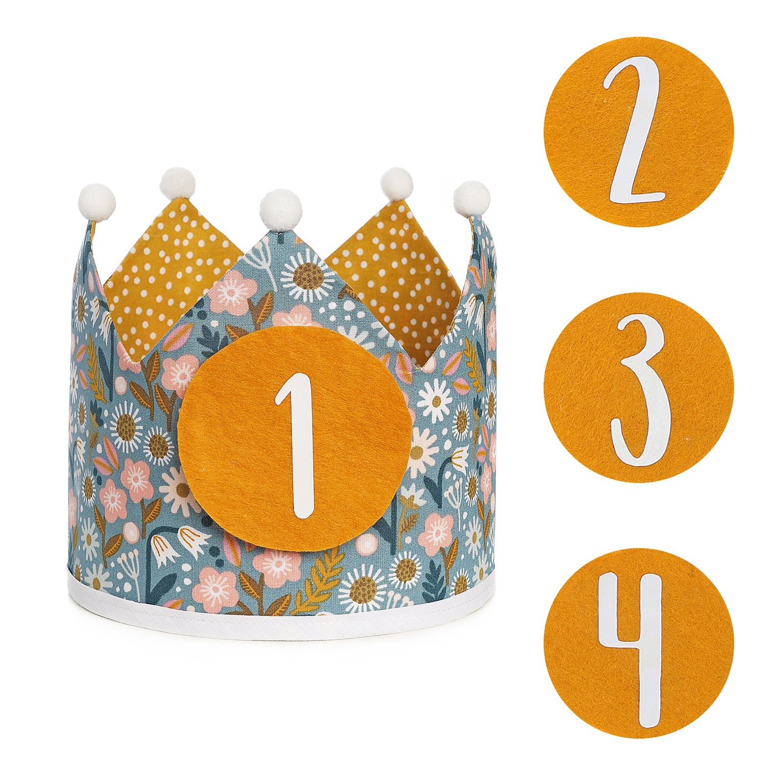 PACK CORONA + CAMISETA CUMPLEAÑOS ·PRIMAVERA· - Happy Moments Baby