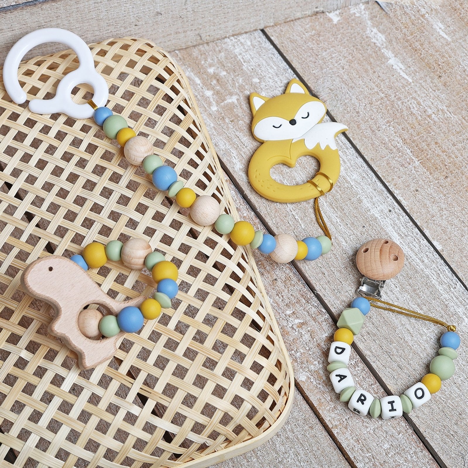 PACK DE DENTICIÓN 3 PIEZAS ·CHAKRA· - Happy Moments Baby