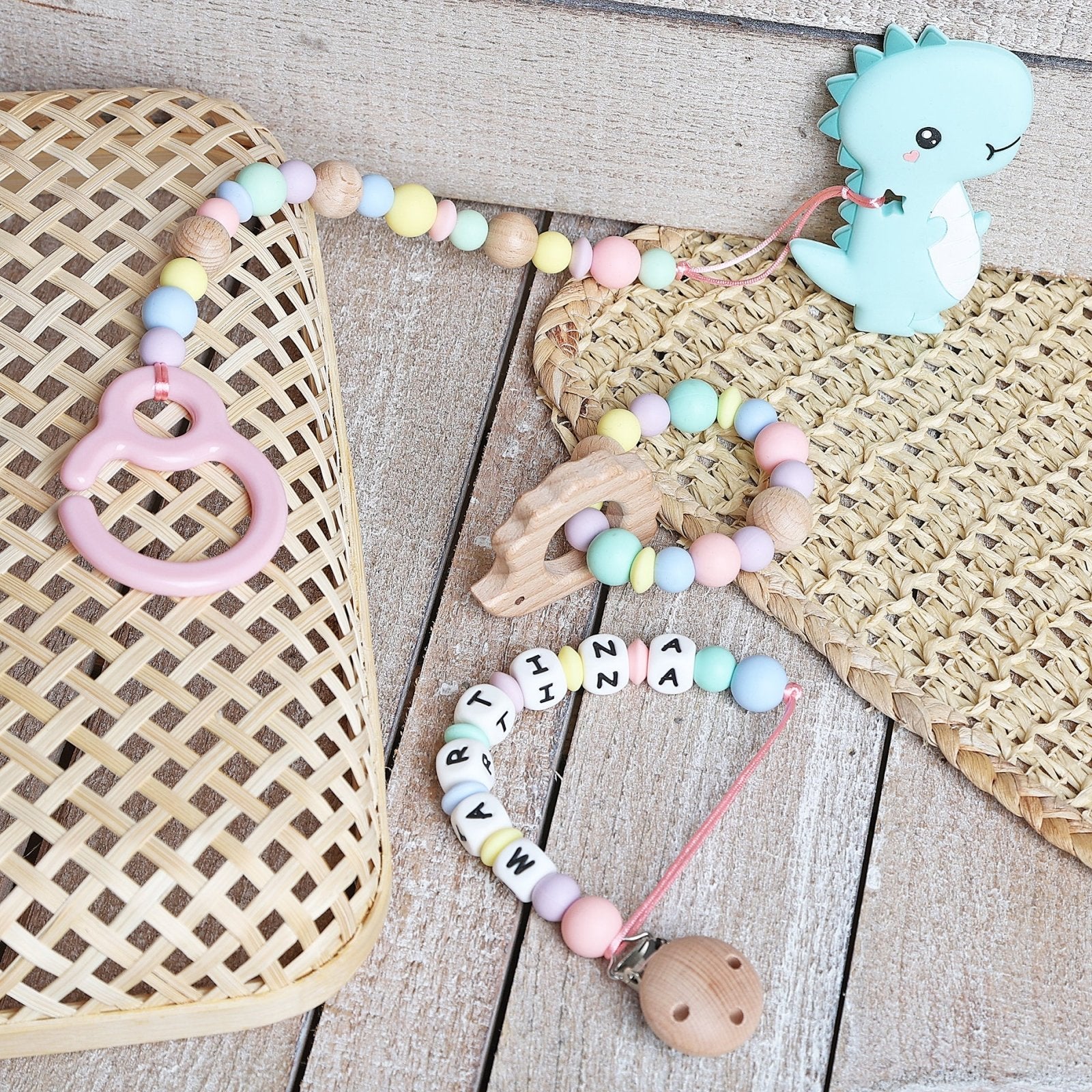 PACK DE DENTICIÓN 3 PIEZAS ·PARVATI· - Happy Moments Baby