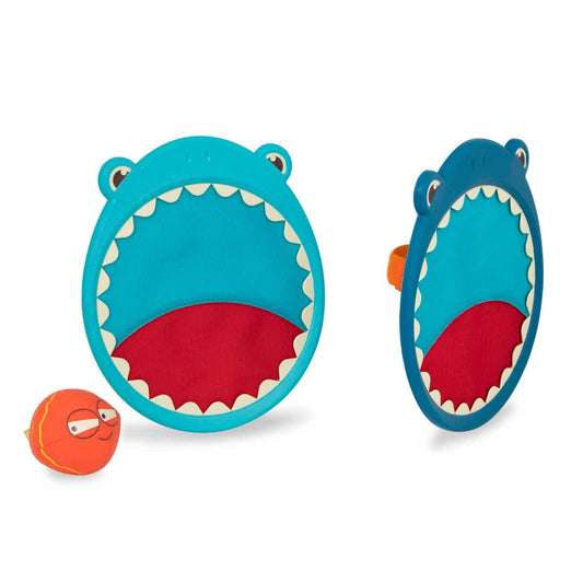 PALAS VELCRO ATRAPA PELOTA ·TIBURÓN· - Happy Moments Baby