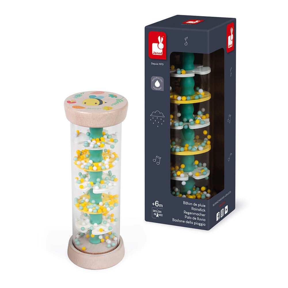 PALO DE LLUVIA DE MADERA JANOD ·PURE· - Happy Moments Baby