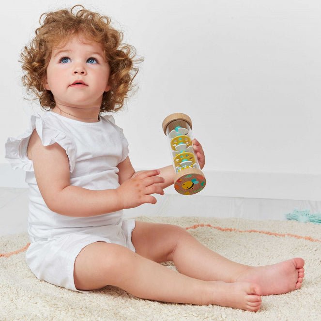 PALO DE LLUVIA DE MADERA JANOD ·PURE· - Happy Moments Baby