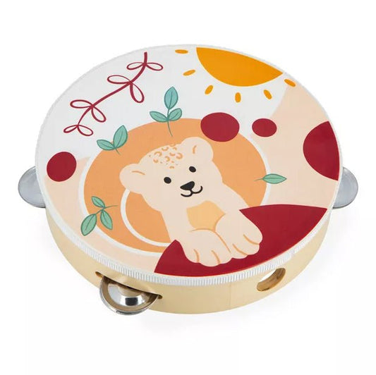 PANDERETA DE MADERA JANOD ·SUNSHINE· - Happy Moments Baby