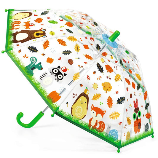 PARAGUAS INFANTIL PEQUEÑO DJECO ·ANIMALES DEL BOSQUE· - Happy Moments Baby