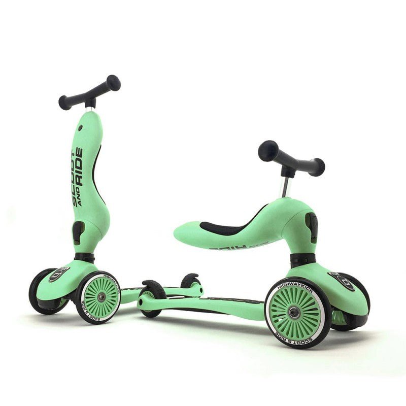 PATINETE EVOLUTIVO SCOOT AND RIDE 2 EN 1 ·HIGHWAYKICK ONE KIWI· - Happy Moments Baby