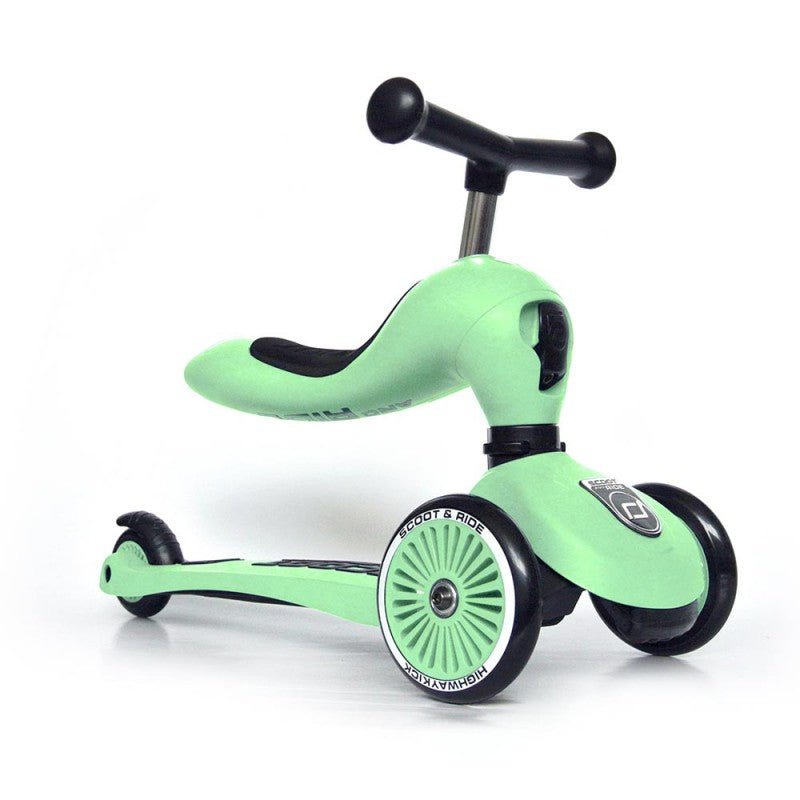 PATINETE EVOLUTIVO SCOOT AND RIDE 2 EN 1 ·HIGHWAYKICK ONE KIWI· - Happy Moments Baby