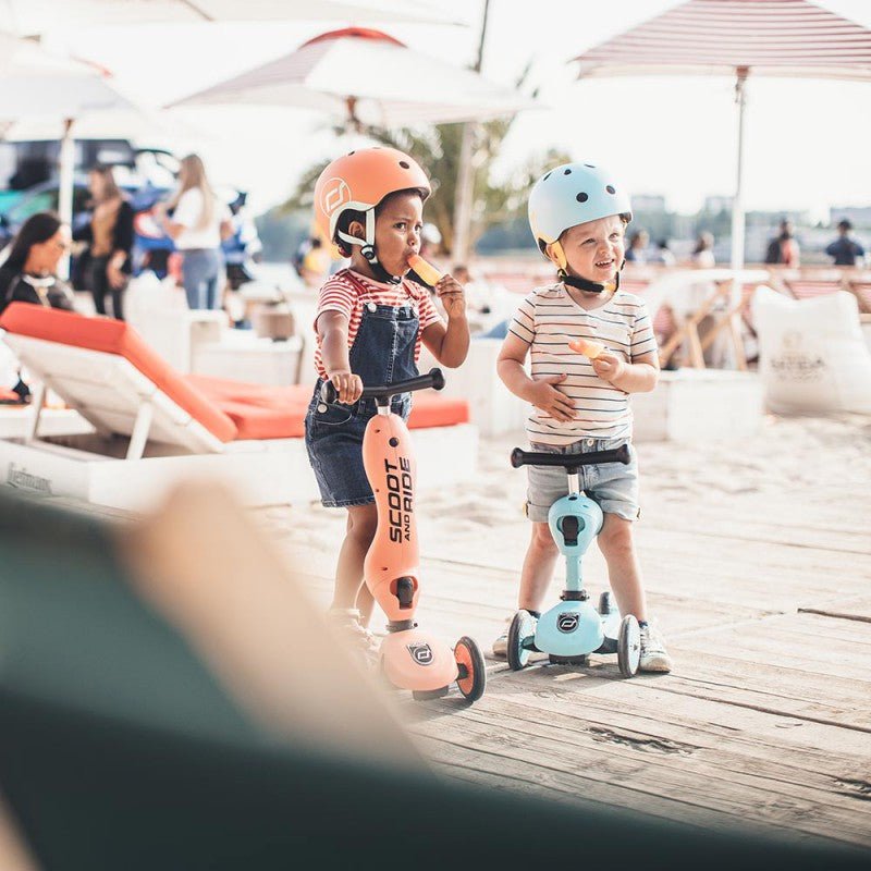 PATINETE EVOLUTIVO SCOOT AND RIDE 2 EN 1 ·HIGHWAYKICK ONE PEACH· - Happy Moments Baby