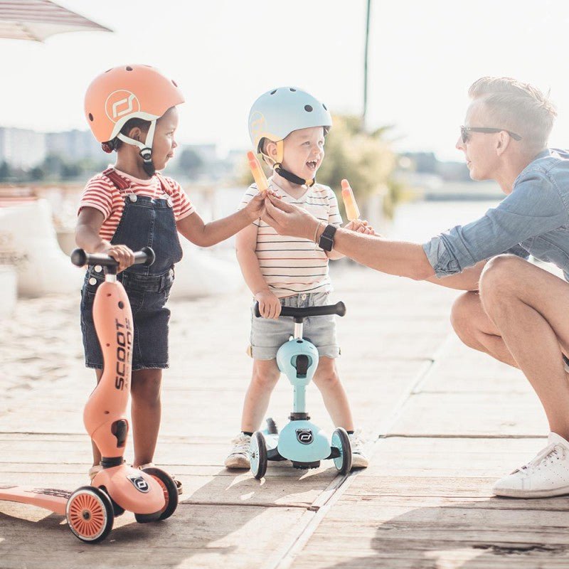 PATINETE EVOLUTIVO SCOOT AND RIDE 2 EN 1 ·HIGHWAYKICK ONE PEACH· - Happy Moments Baby