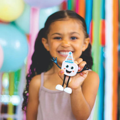 PERSONAJE Y 2 CUBOS DE LUZ PARA EL BAÑO GLOPALS ·PARTY MULTICOLOR· - Happy Moments Baby