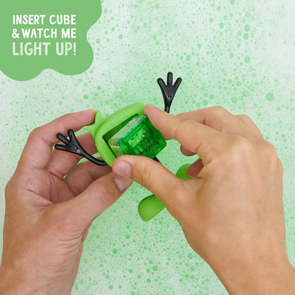 PERSONAJE Y 2 CUBOS DE LUZ PARA EL BAÑO GLOPALS ·PIPPA VERDE· - Happy Moments Baby