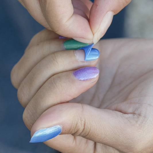 PINTAUÑAS ORGÁNICO NAMAKI ·AZUL ELÉCTRICO· - Happy Moments Baby