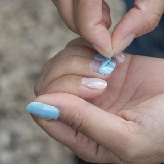 PINTAUÑAS ORGÁNICO NAMAKI ·AZUL HIELO· - Happy Moments Baby