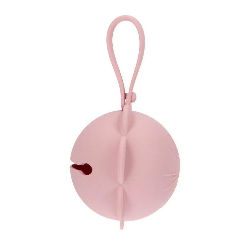 PORTACHUPETES SILICONA TUTETE ·FLOR PINK· - Happy Moments Baby