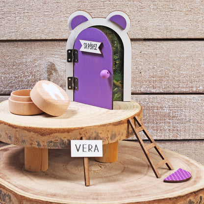 PUERTA RATONCITO PÉREZ ·LILA· - Happy Moments Baby