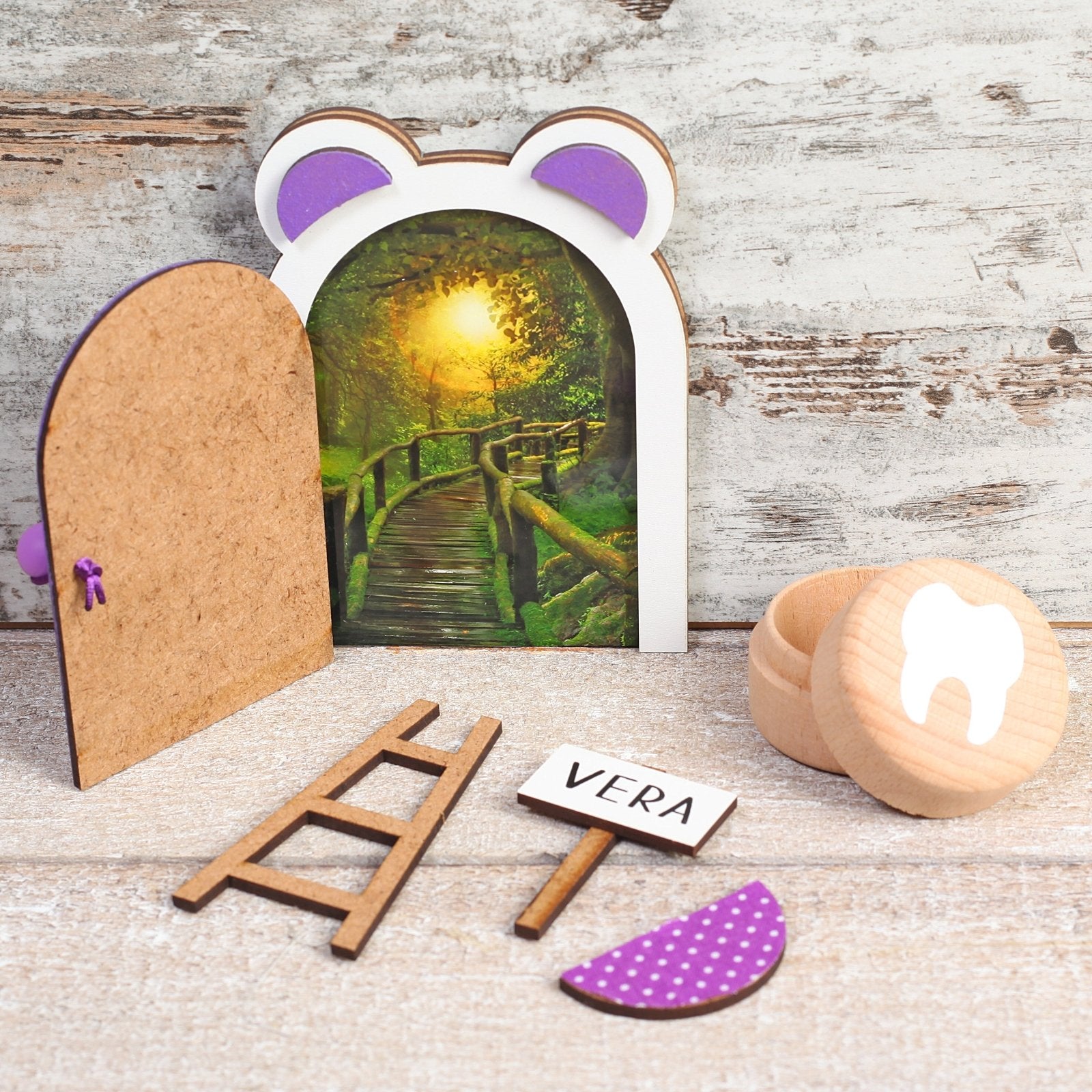 PUERTA RATONCITO PÉREZ ·LILA· - Happy Moments Baby