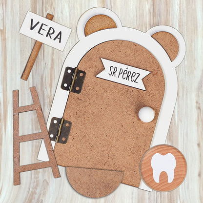 PUERTA RATONCITO PÉREZ ·MADERA· - Happy Moments Baby