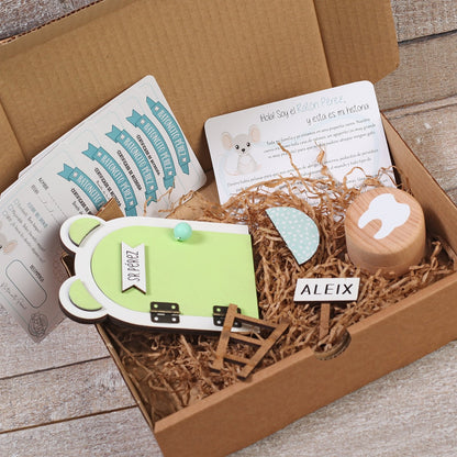 PUERTA RATONCITO PÉREZ ·VERDE· - Happy Moments Baby