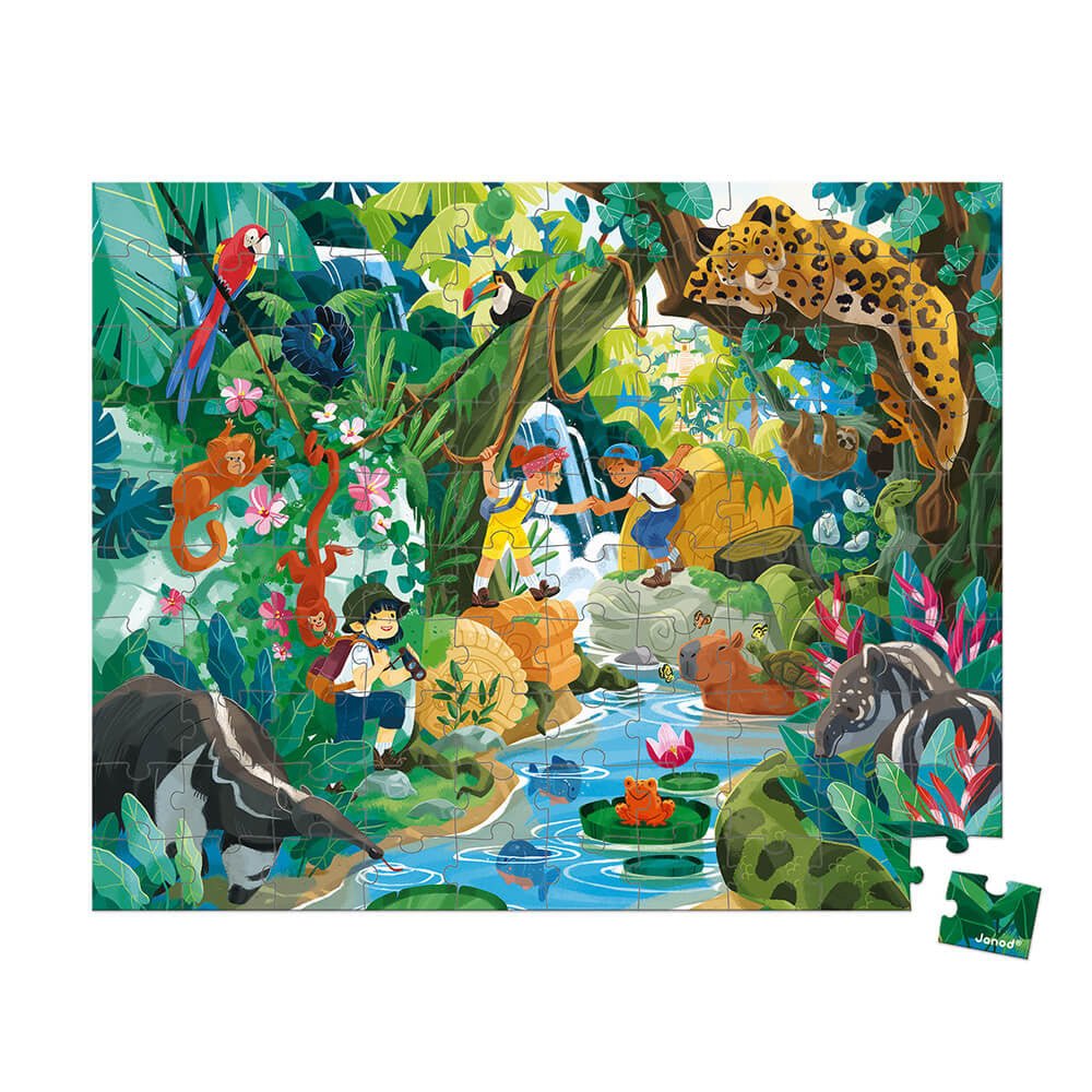 PUZZLE JANOD +6 AÑOS ·AVENTURA INCA 100 PIEZAS· - Happy Moments Baby