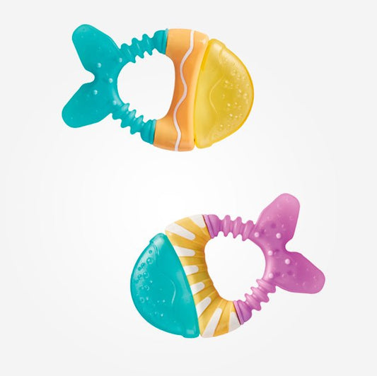 SET DE 2 MORDEDORES DE AGUA SARO ·PECECILLOS· - Happy Moments Baby