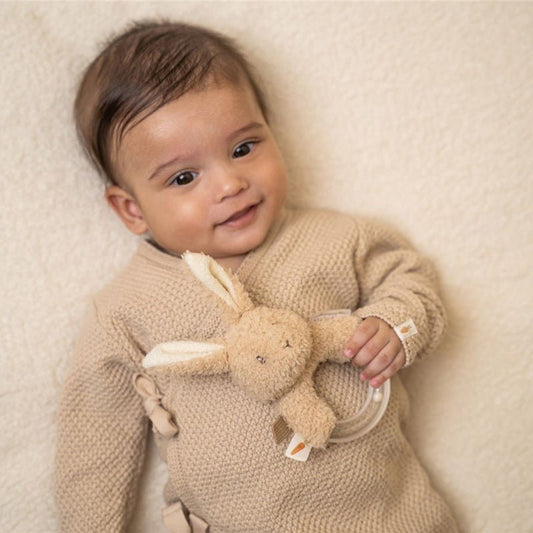 SONAJERO DE TELA LITTLE DUTCH ·BABY BUNNY· - Happy Moments Baby