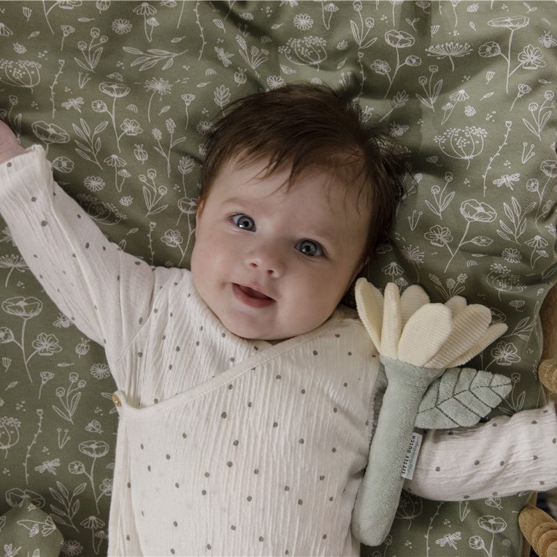 SONAJERO DE TELA LITTLE DUTCH ·FLOR· - Happy Moments Baby