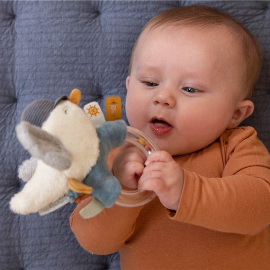 SONAJERO DE TELA LITTLE DUTCH ·MARINERO· - Happy Moments Baby