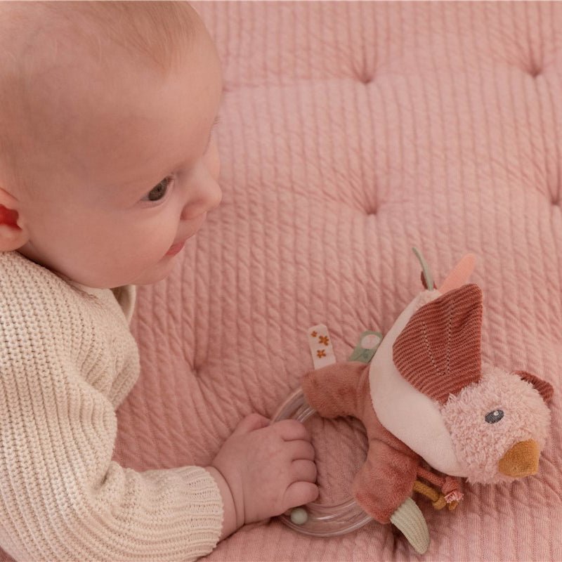 SONAJERO DE TELA LITTLE DUTCH ·PAJARILLO· - Happy Moments Baby