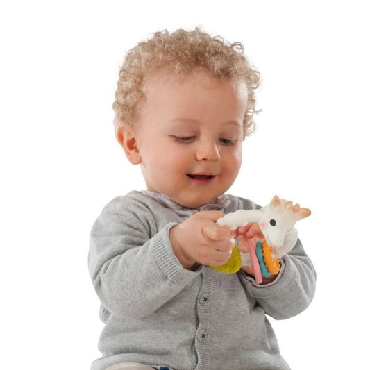 SONAJERO Y MORDEDOR ·COLO'RINGS SOPHIE LA GIRAFE· - Happy Moments Baby