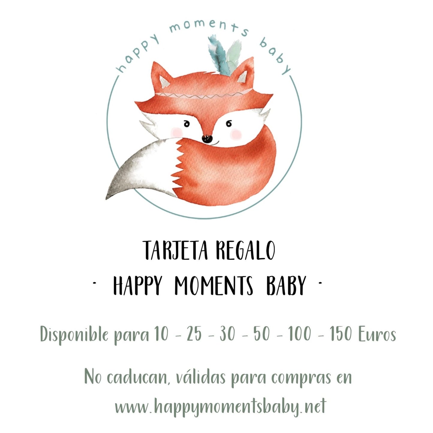 TARJETA REGALO HAPPY MOMENTS BABY - Happy Moments Baby