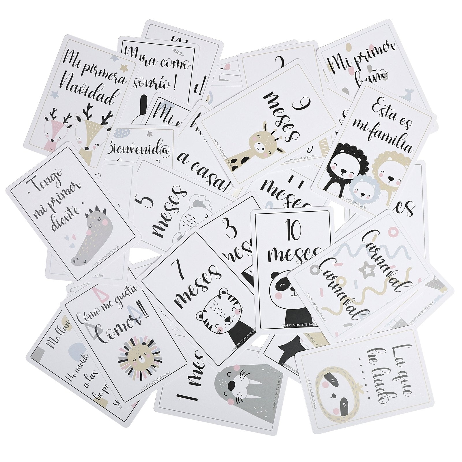 TARJETAS PRIMER AÑO - Happy Moments Baby