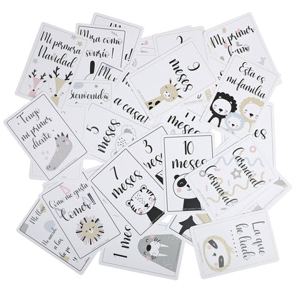 TARJETAS PRIMER AÑO - Happy Moments Baby