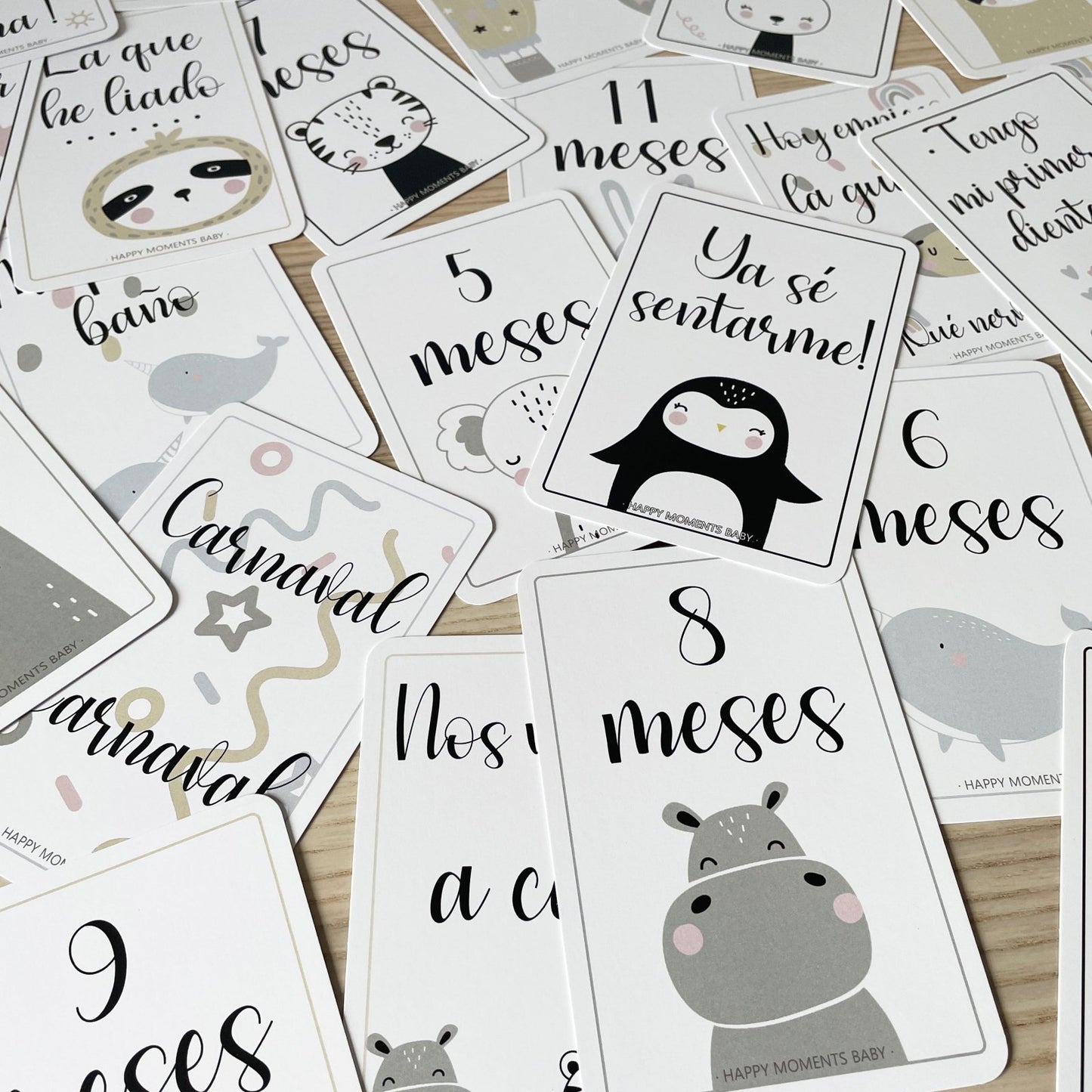 TARJETAS PRIMER AÑO - Happy Moments Baby