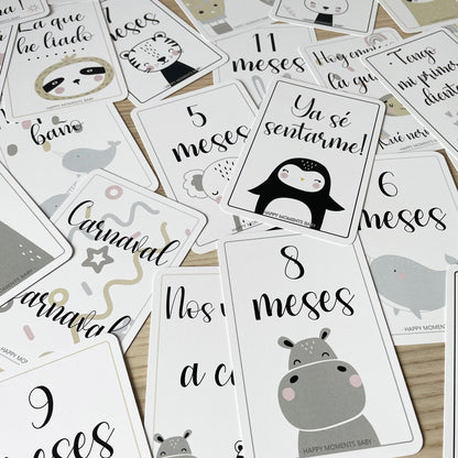 TARJETAS PRIMER AÑO - Happy Moments Baby