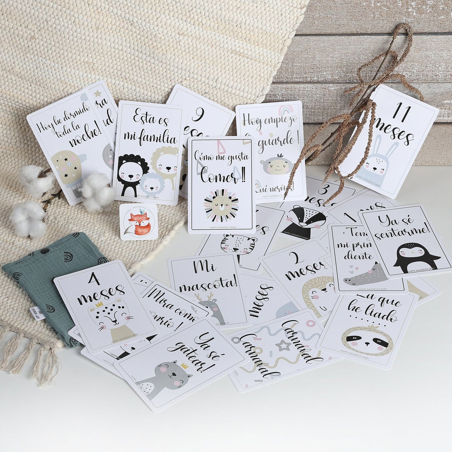 TARJETAS PRIMER AÑO - Happy Moments Baby