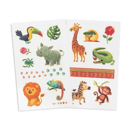 TATUAJES INFANTILES NAMAKI ·WILD LIFE· - Happy Moments Baby