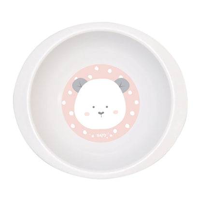 VAJILLA INFANTIL 5 PIEZAS SARO ·ROSA· - Happy Moments Baby