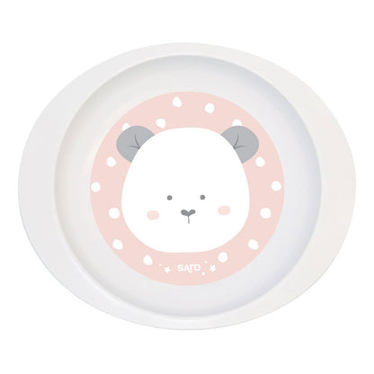 VAJILLA INFANTIL 5 PIEZAS SARO ·ROSA· - Happy Moments Baby