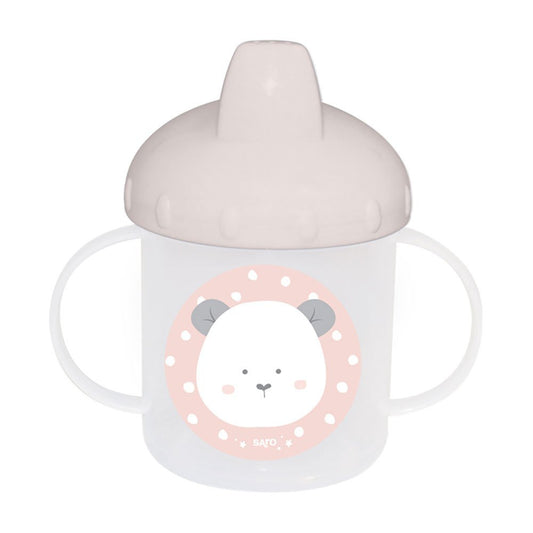 VAJILLA INFANTIL 5 PIEZAS SARO ·ROSA· - Happy Moments Baby